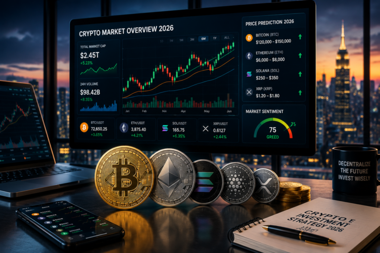 Crypto Price Prediction 2026: Bitcoin, Ethereum & Altcoins Set for Massive Growth